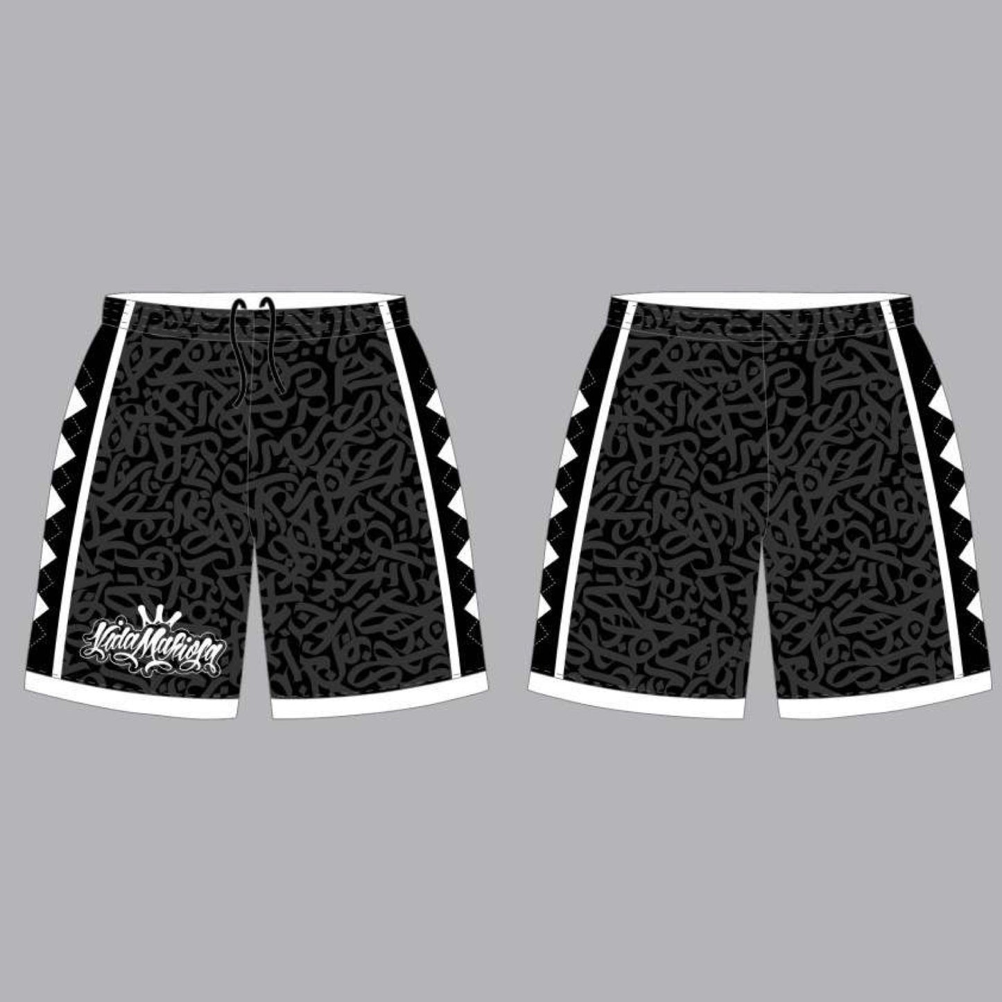 Black Vida Mafiosa Basketball Shorts