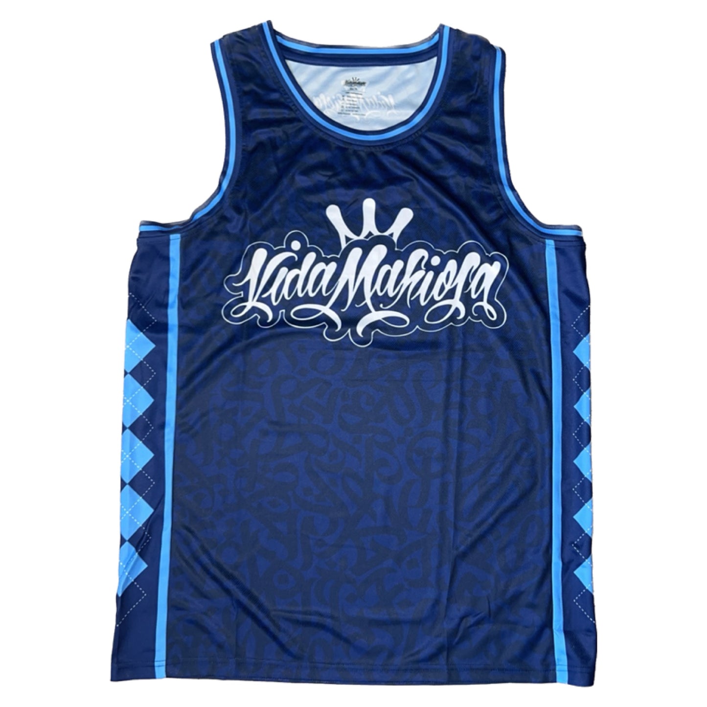 Blue Vida Mafiosa Basketball Jersey