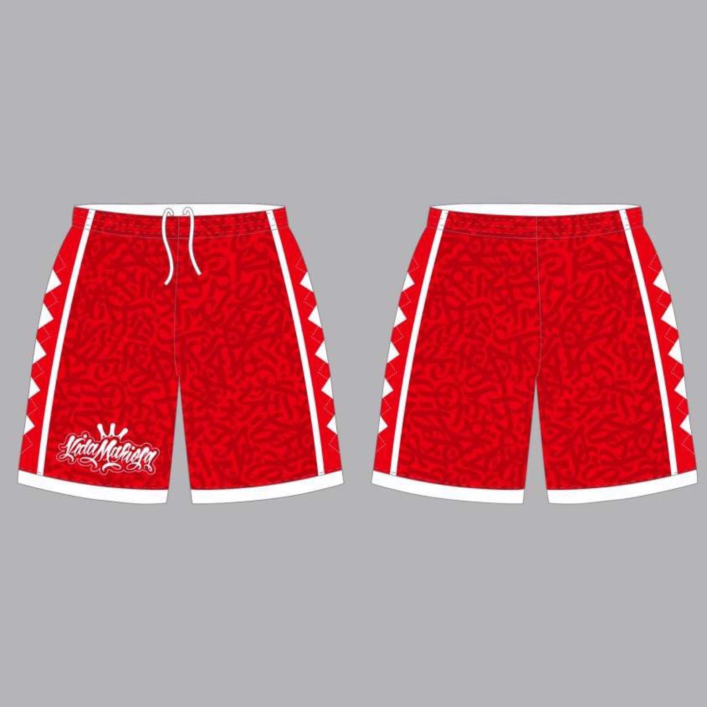 Red Vida Mafiosa Shorts